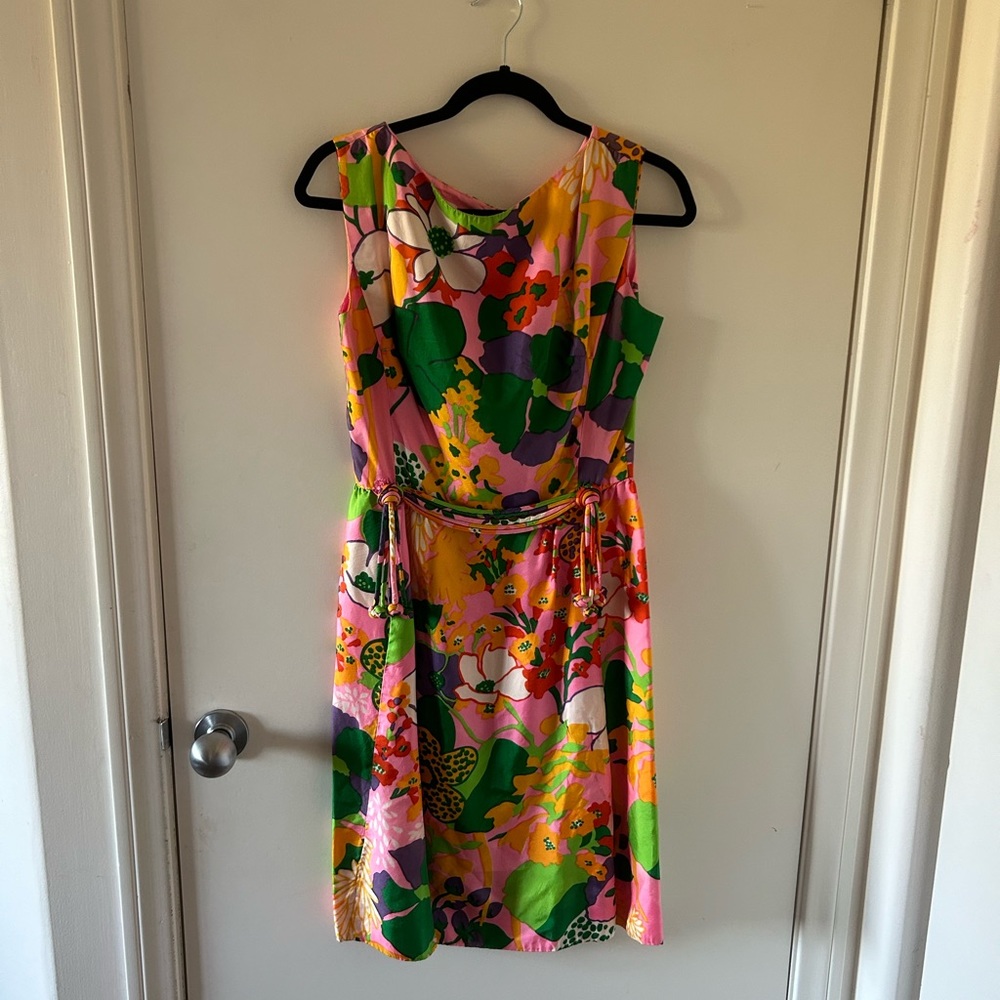 1960s Floral Dress